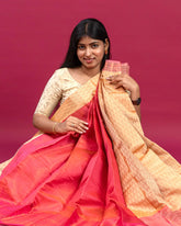 SC2877 - Ballotin  Saree With Copper Stone